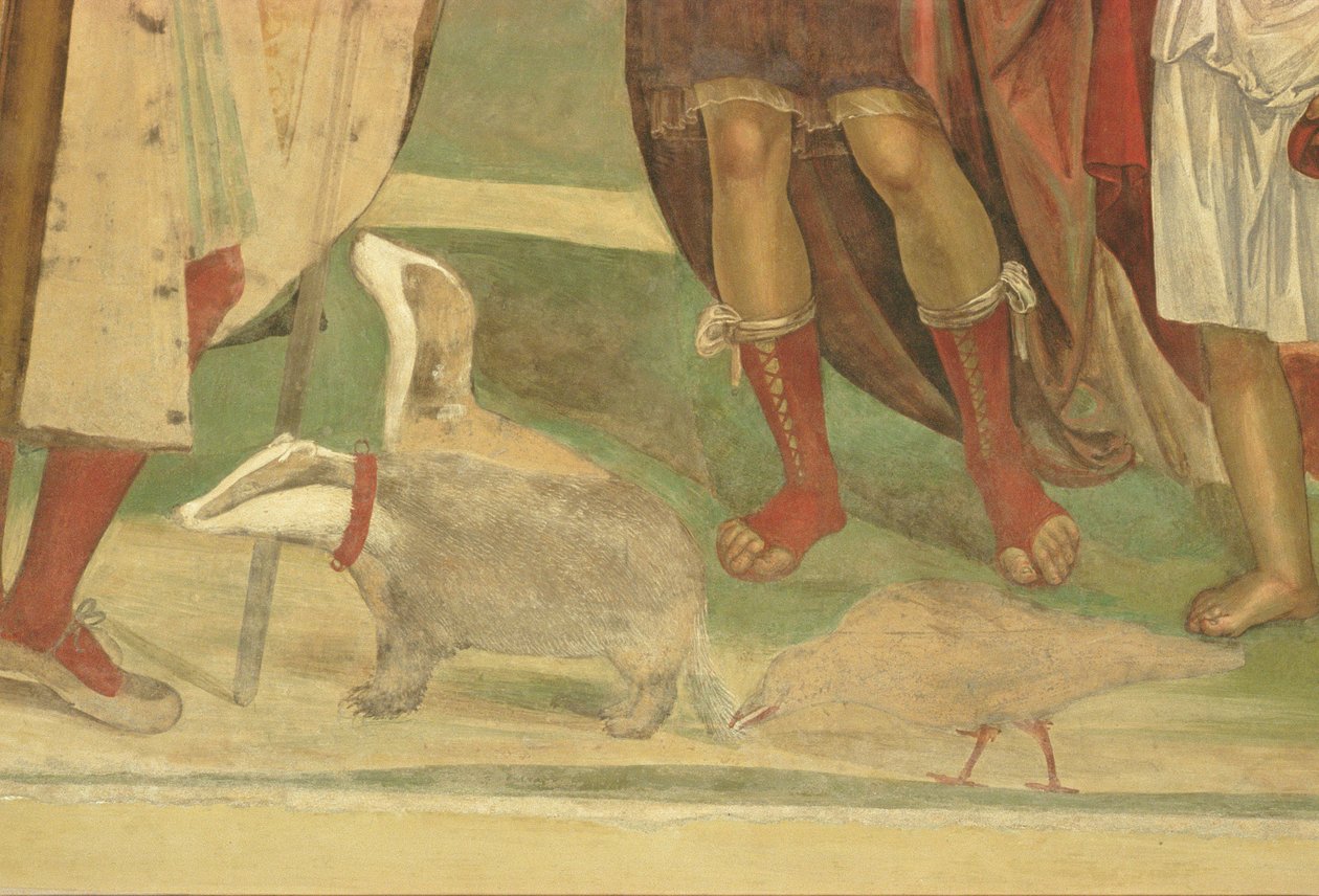 Aziz Benedict'in Hayatı (detay) by L. and Sodoma, G. Signorelli