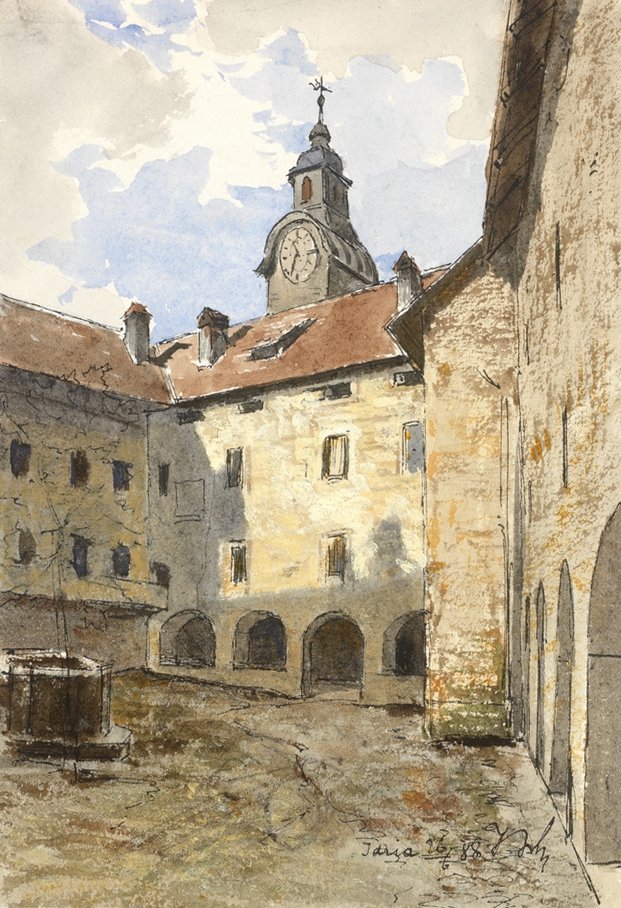 Idrija-kale avlusu by Ladislav Benesch