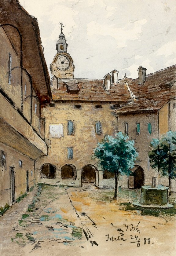 Idrija-kale avlusu by Ladislav Benesch