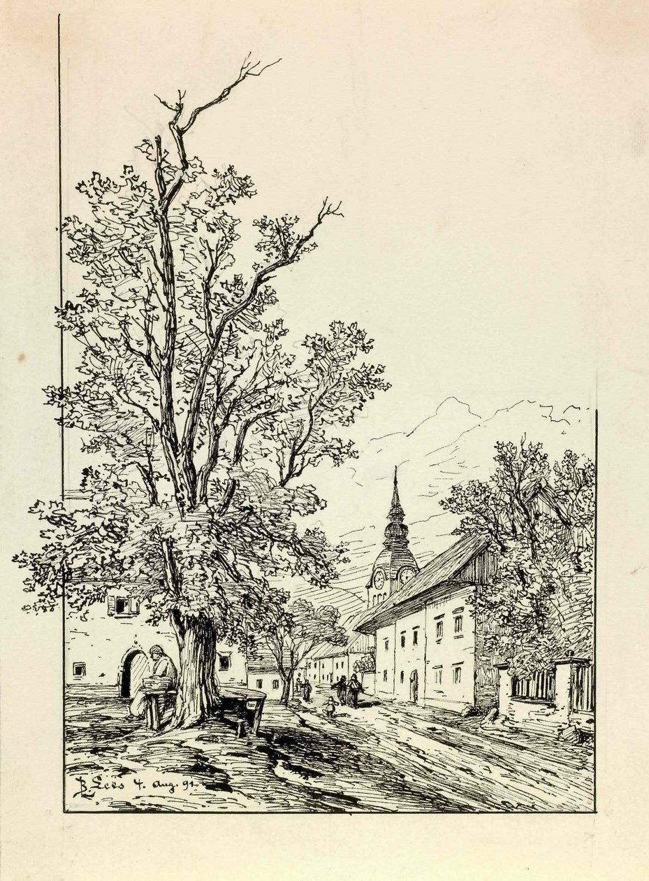 Lesce, lipon pazarı by Ladislav Benesch