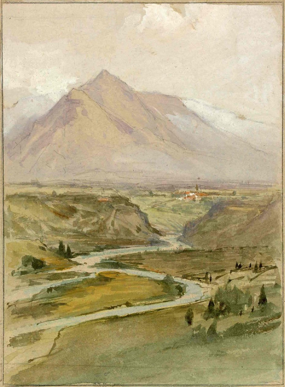  Pogled na Savsko dolino pri Radovljicin by Ladislav Benesch