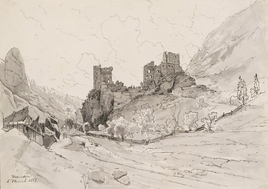 Kamen kalesinin kalıntıları by Ladislav Benesch