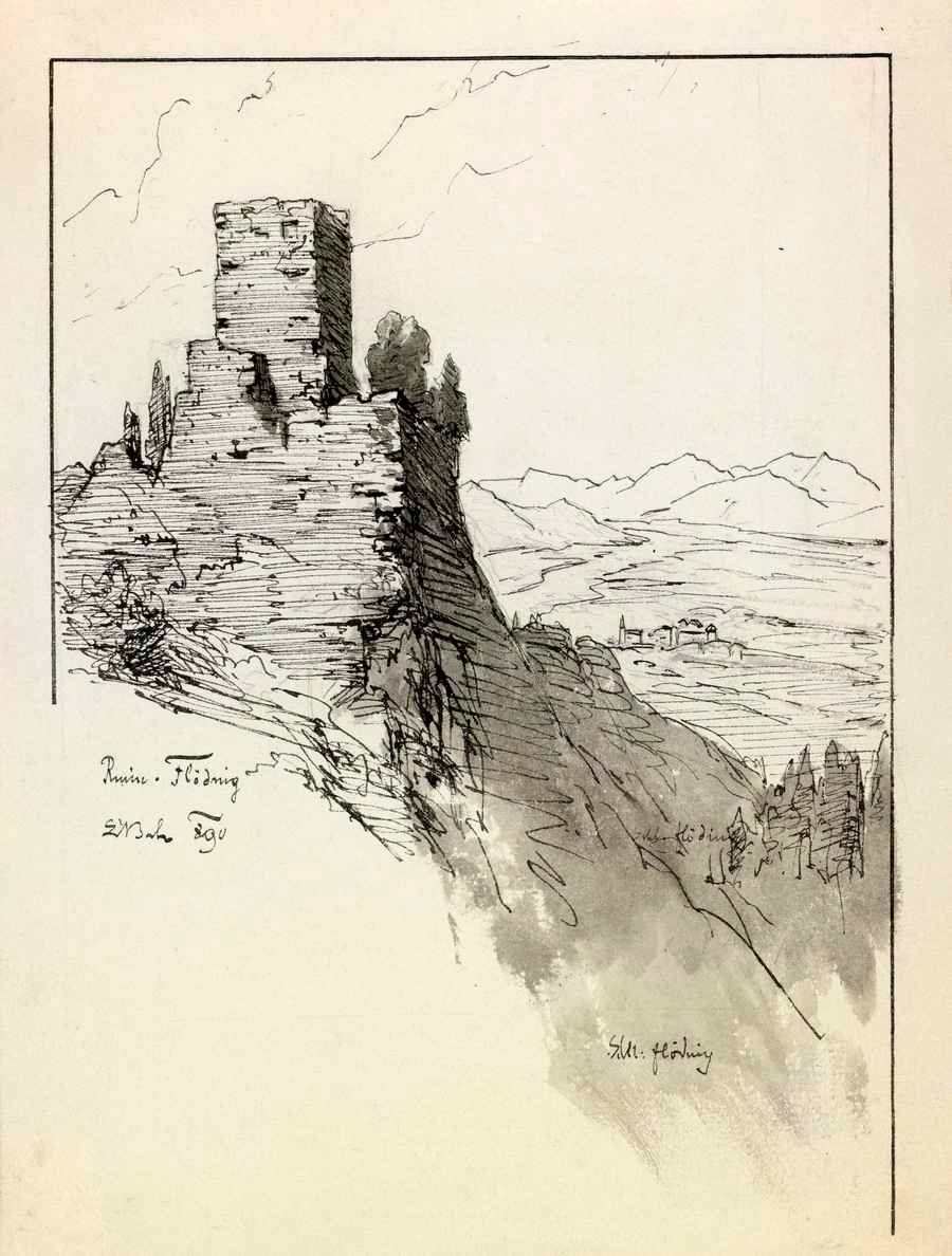 Smlednik kalesinin kalıntıları by Ladislav Benesch