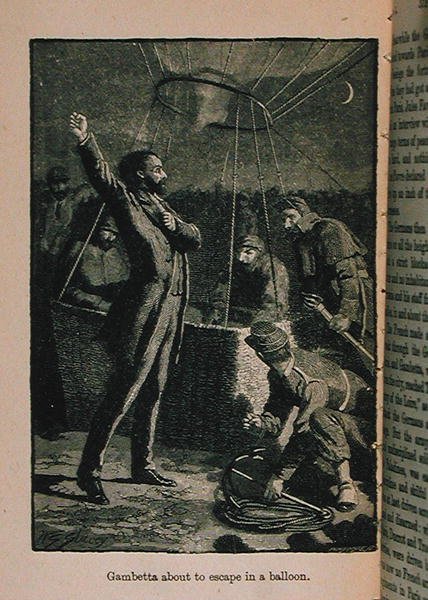 Gambetta Balonla kaçmak üzere, Küçük Arthur
