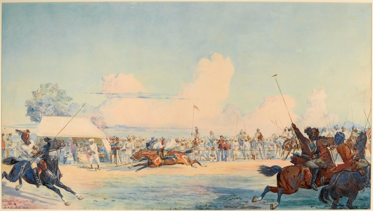 10. Bengal Lancers Çadır bağlama yarışması by Lady  Butler