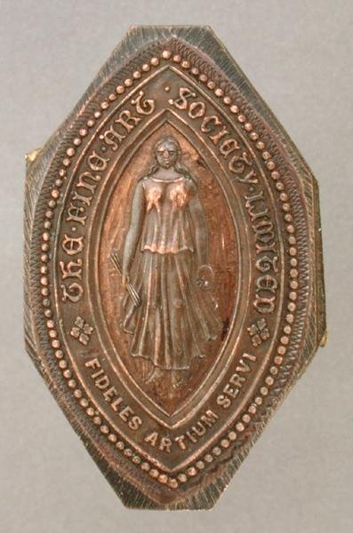 Güzel Sanatlar Derneği Şirket Mührü (bronz) by Lady  Butler