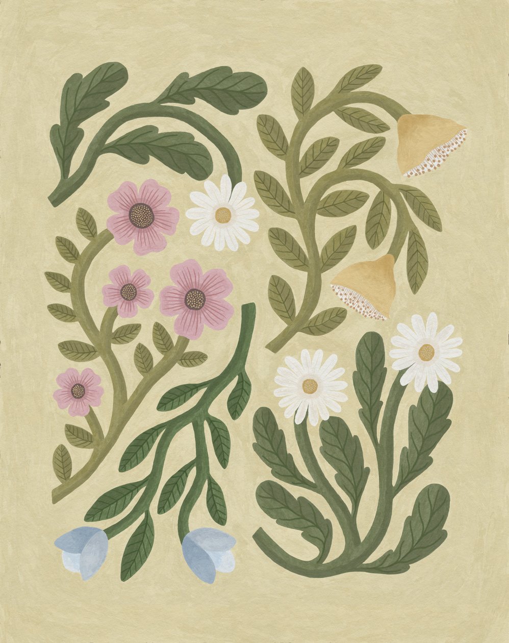 Folksy Florals, 2022 (dijital) by Lady Ann de Borja