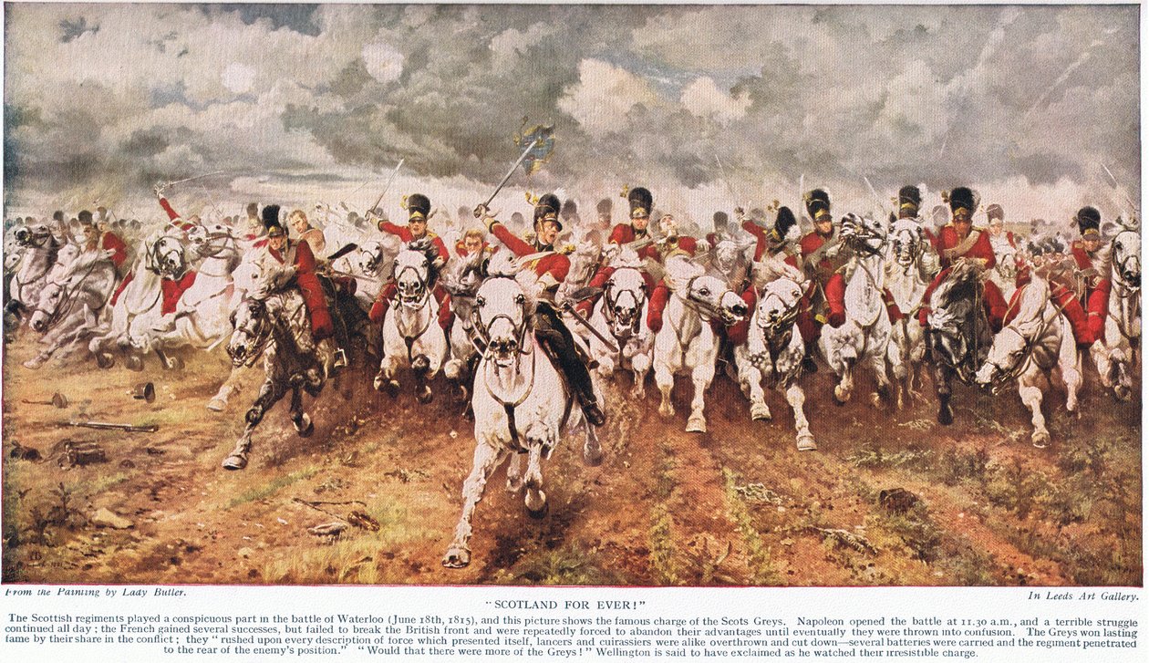 Sonsuza Kadar İskoçya, 'Hutchinson's History of the Nations'dan bir örnek by Lady Butler