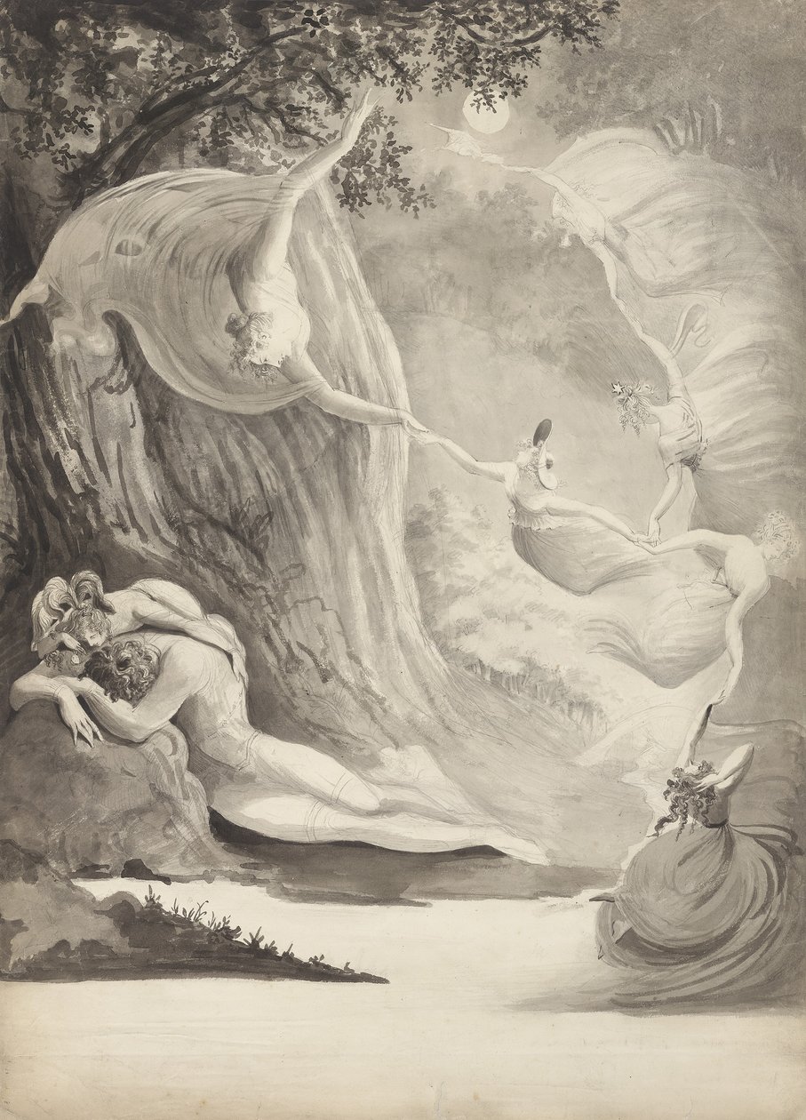 Çobanın Rüyası, 1820 dolayları by Lady Georgina North