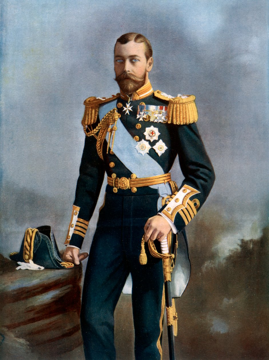 Kral George V, 20. yüzyılın başlarında. by Lafayette