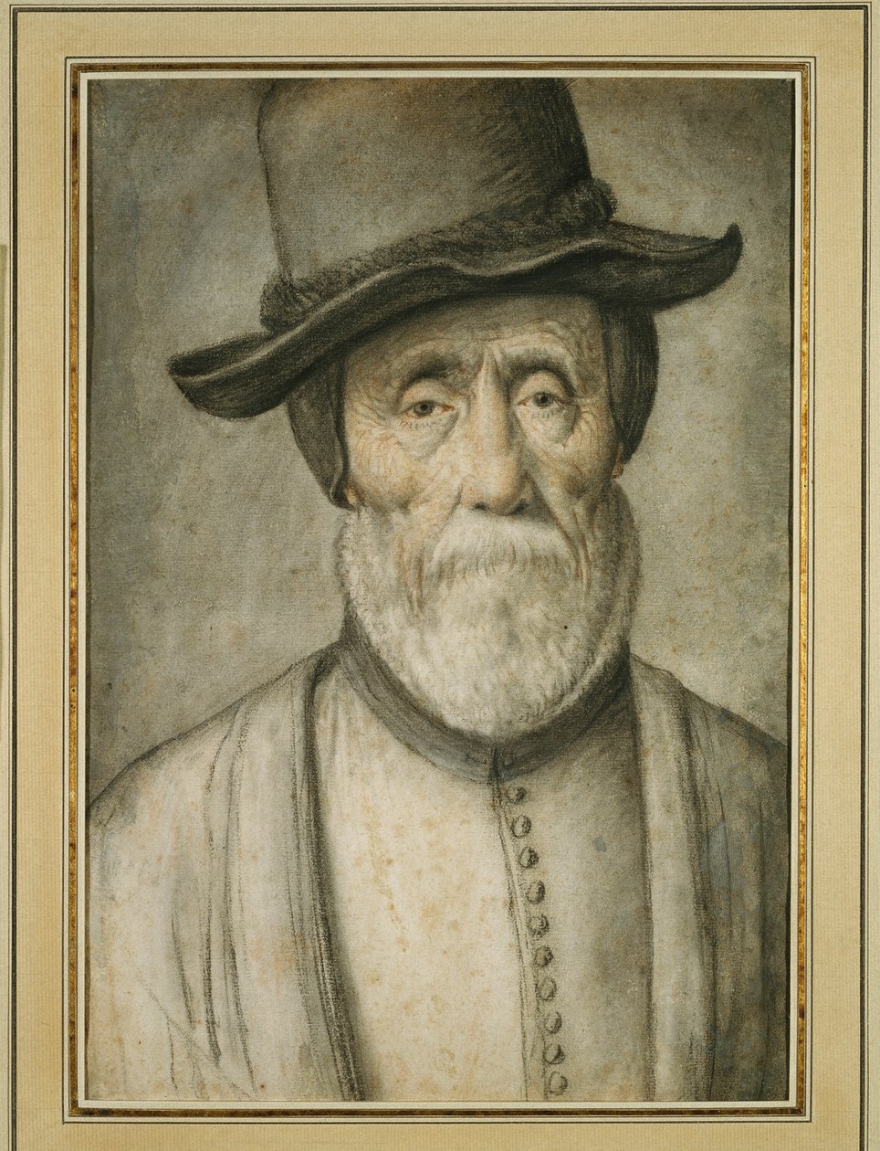Yaşlı Bir Adamın Portresi by Lagneau