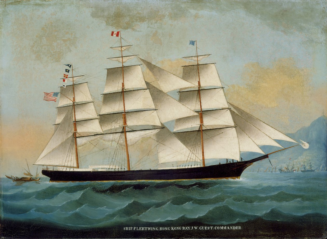 Gemi Fleetwing, Hong Kong Körfezi, J. W. Misafir, Komutan by Lai Sung