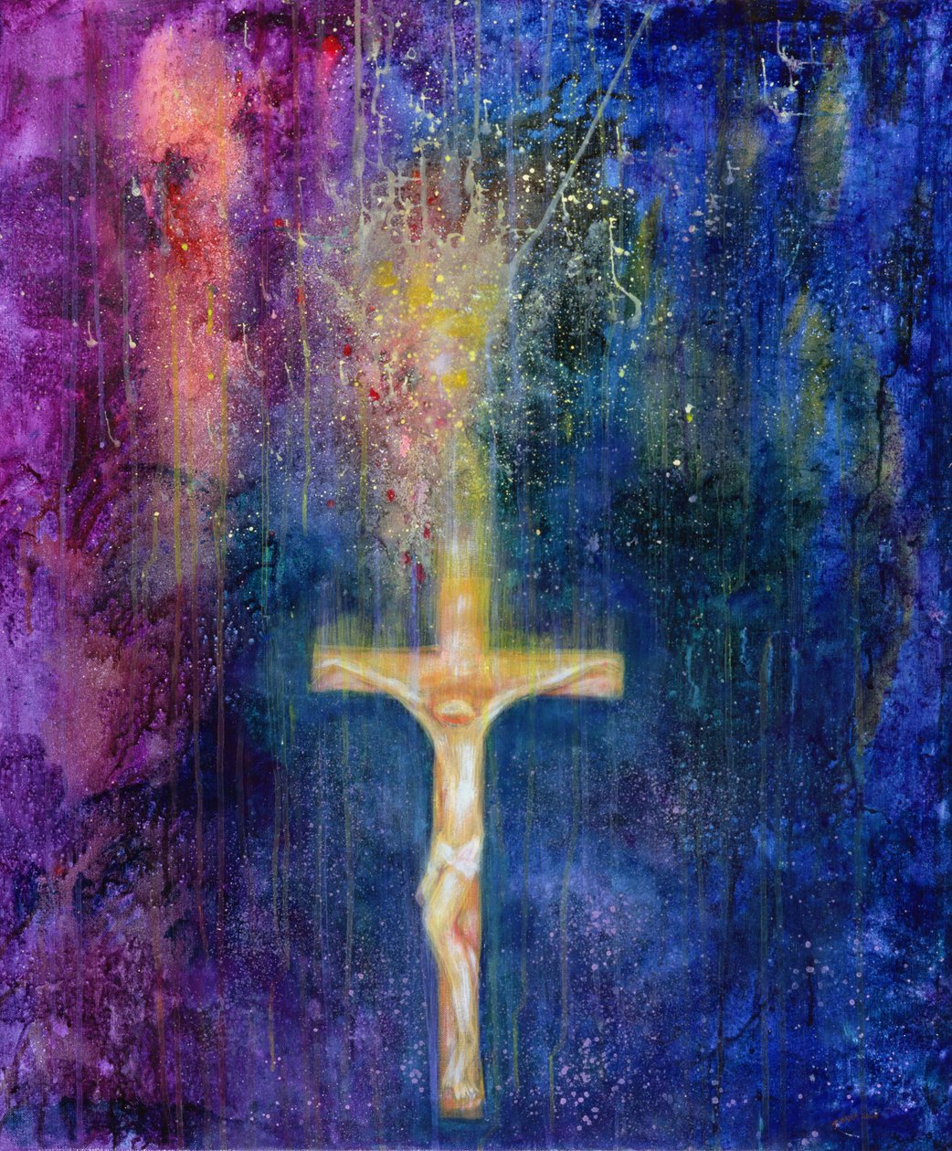 Ascension, 2000 (tuval üzerine akrilik) by Laila Shawa