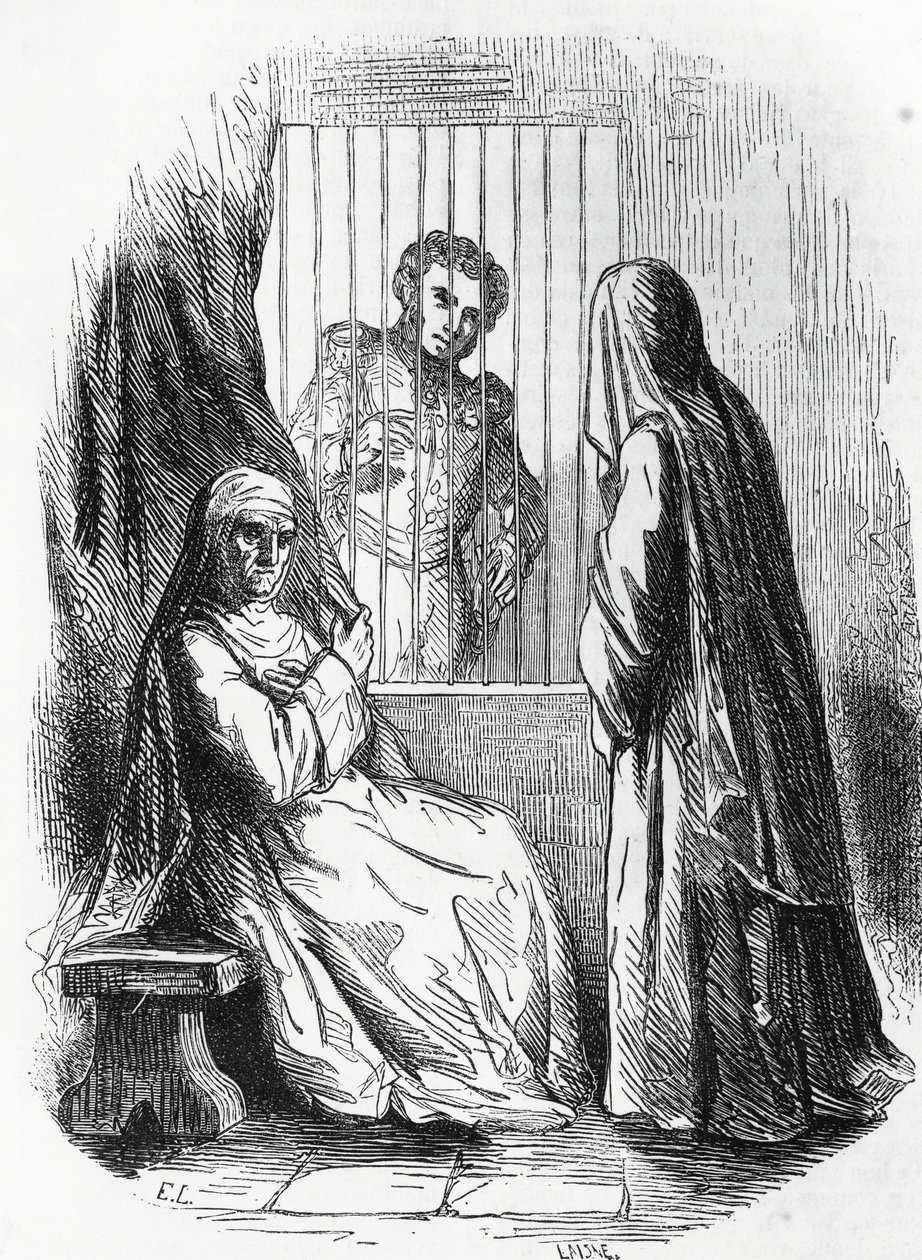 Langeais Düşesi için çizim, Honore de Balzac