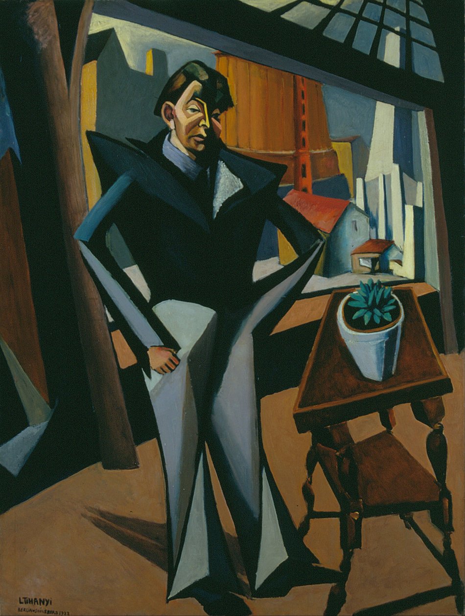 Pencerenin Önünde Duran Adam by Lajos Tihanyi