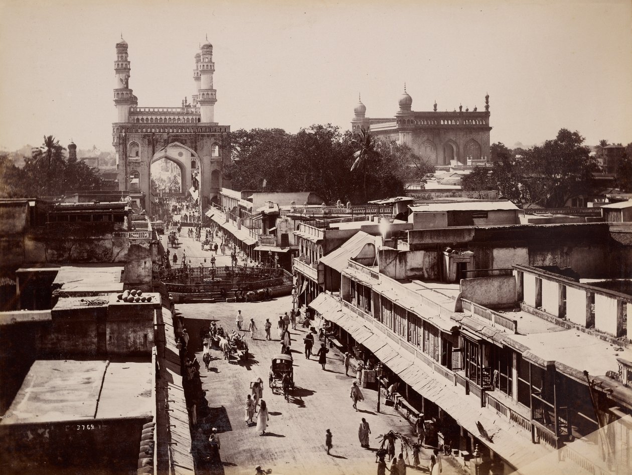 Principal Street, Haydarabad by Lala Deen Dayal