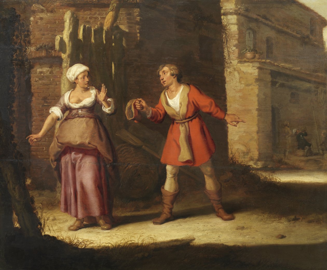Abigail ve Nabal by Lambert Jacobsz.