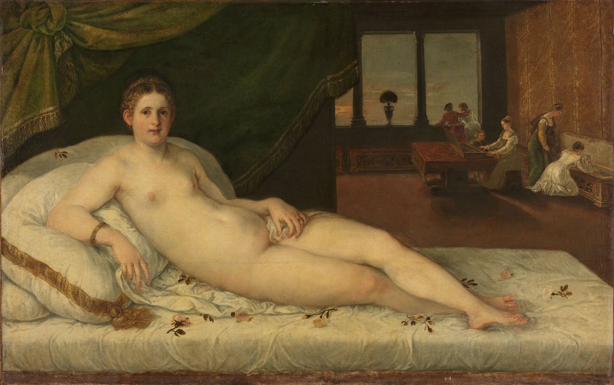 uzanmış Venüs uzanmış Venüs by Lambert Sustris (attributed to)