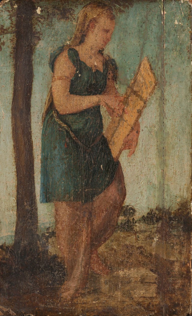 Kalkanlı kadın by Lambert Sustris (circle of)