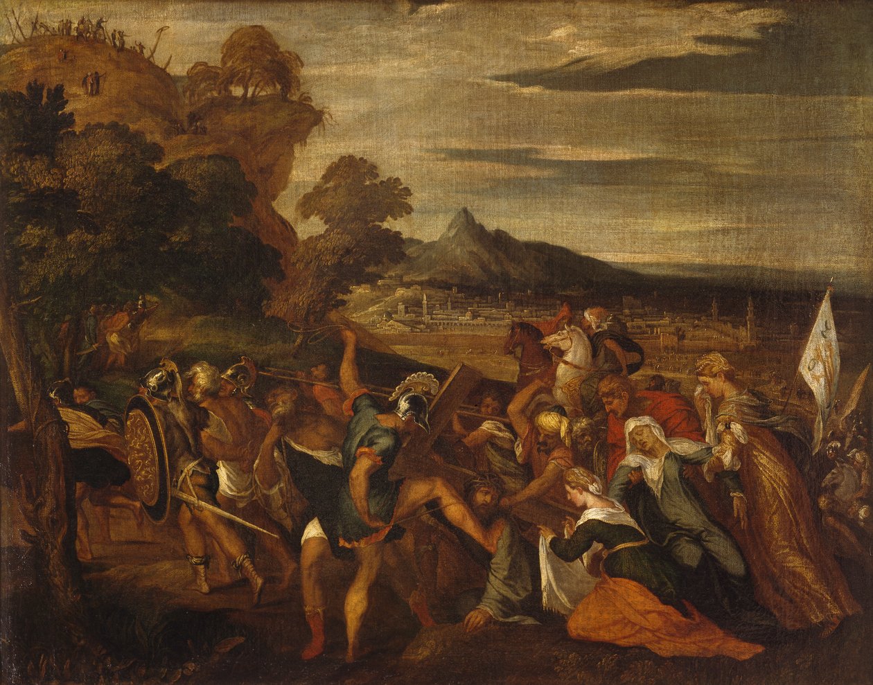Lambert Sustris tarafından Calvary'ye Giden Yol (yaklaşık 1515-1560'dan sonra) by Lambert Sustris