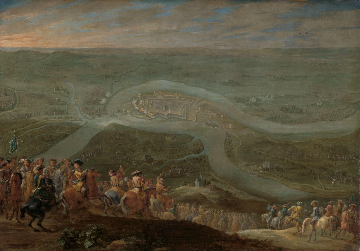 Kral Louis XIV ve Entourage, Schenkenschans Kuşatması
