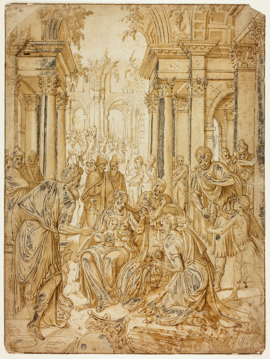 magi'nin hayranlığı by Lambert van Noort