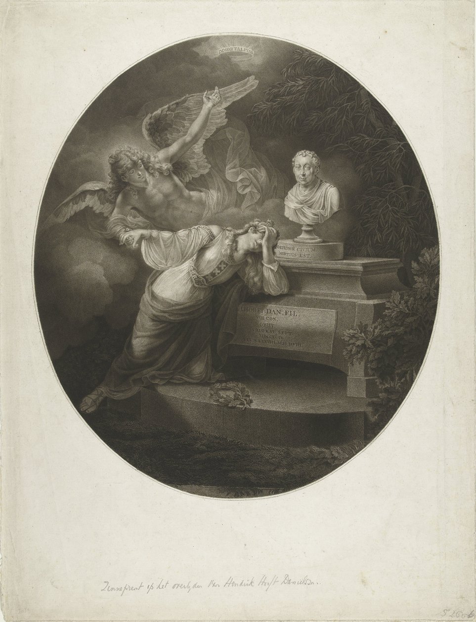 Hendrik Hooft Danielsz için hatıra baskısı. by Lambertus Antonius Claessens