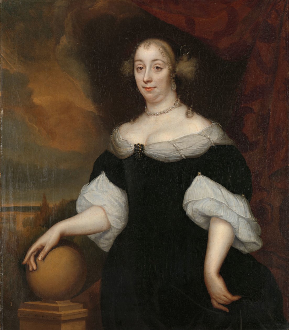 Margaretha Munter (1639-1711), Jacobus Gezisinin ikinci Eşi by Lambertus Jansz. de Hue