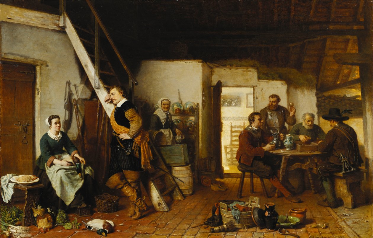 Cavalier Yaklaşımı, 1867 by Lambertus Lingeman