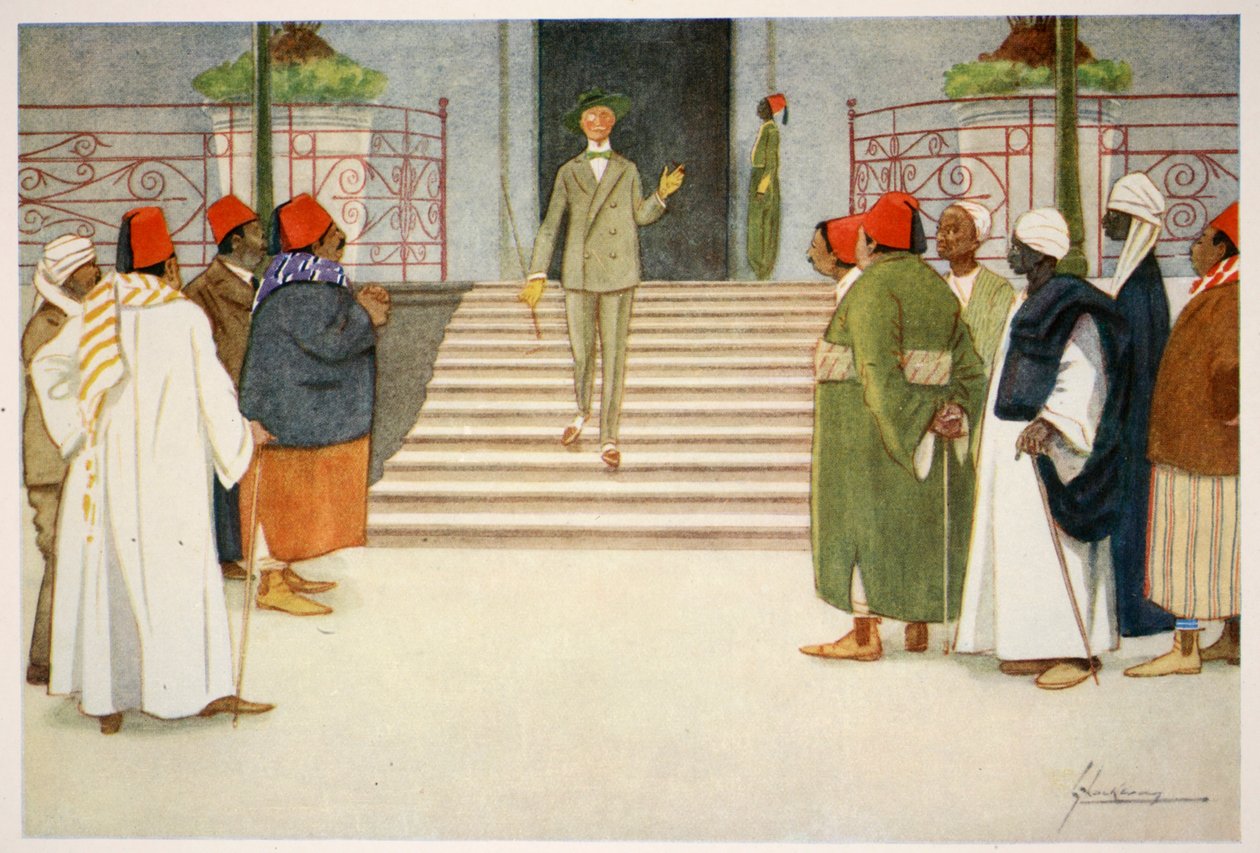 Akbabalar, 'Mısır'ın Aydınlık Tarafı'ndan, 1908 by Lance Thackeray