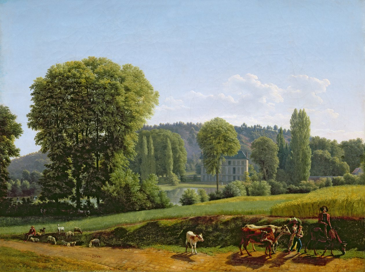 Hayvanlarla Manzara, 1806 by Lancelot Théodore Turpin de Crissé de Crissé