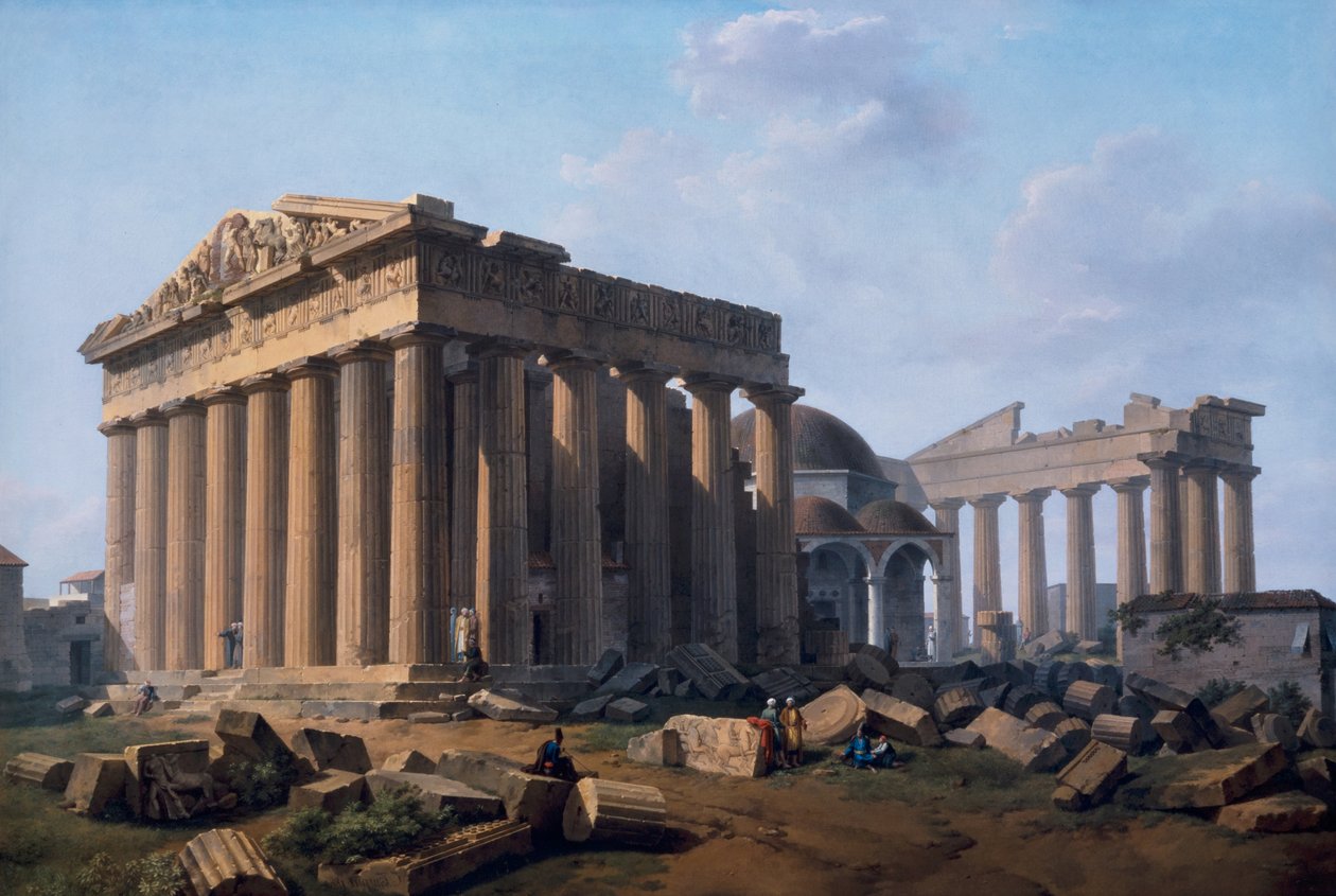 Akropolis, Atina by Lancelot Théodore Turpin de Crissé de Crissé