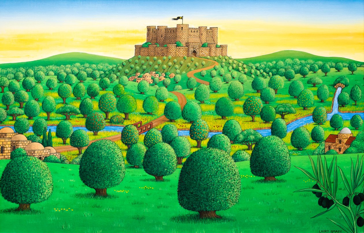 Krak des Chevaliers - Suriye, 1999 by Larry Smart