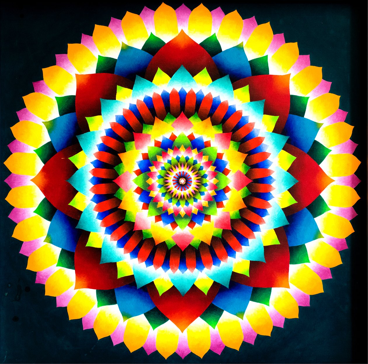 Saykodelik Mandala, 1969 by Larry Smart