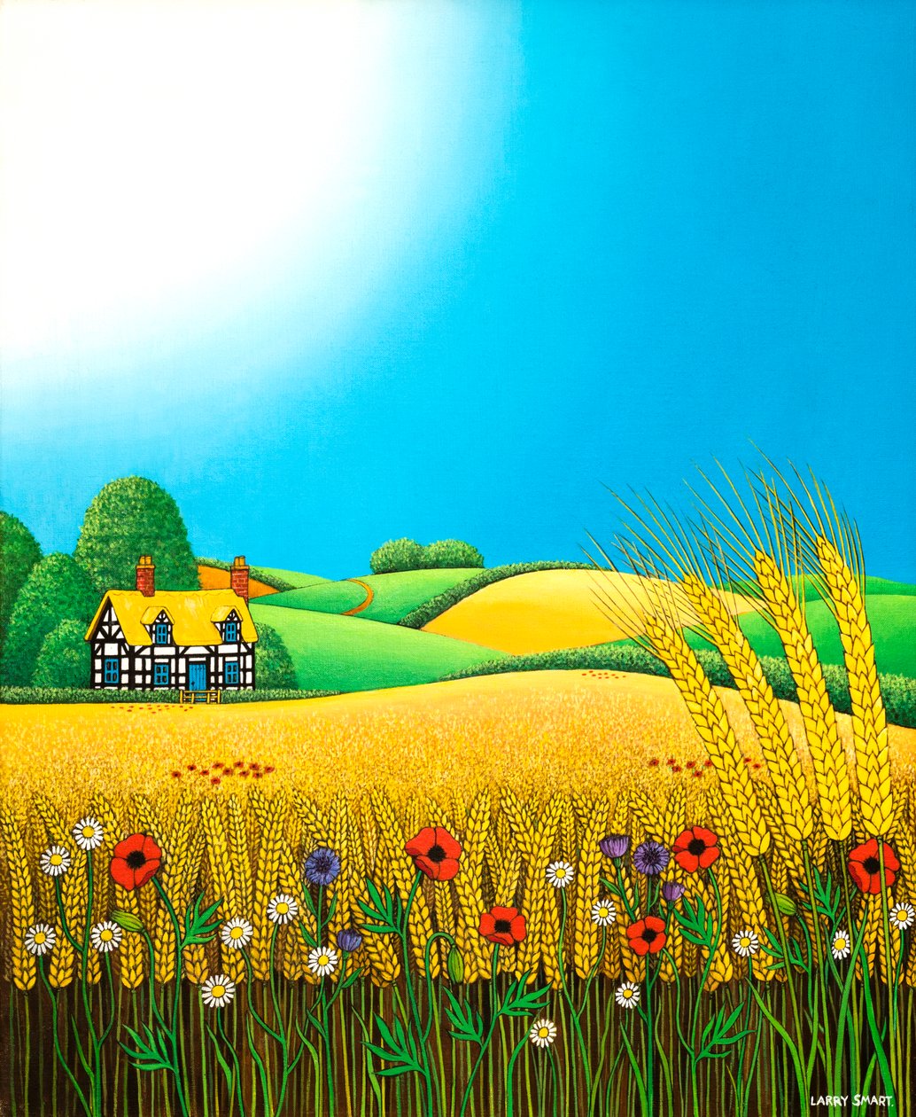 Sussex Buğday Tarlaları, 1995 by Larry Smart