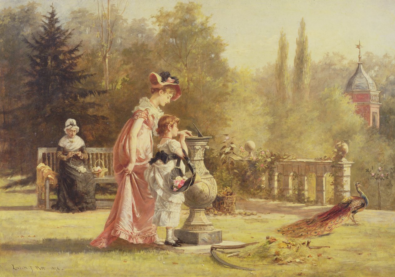 Hayat Güneş Saati gibidir, 1878 by Laslett John Pott