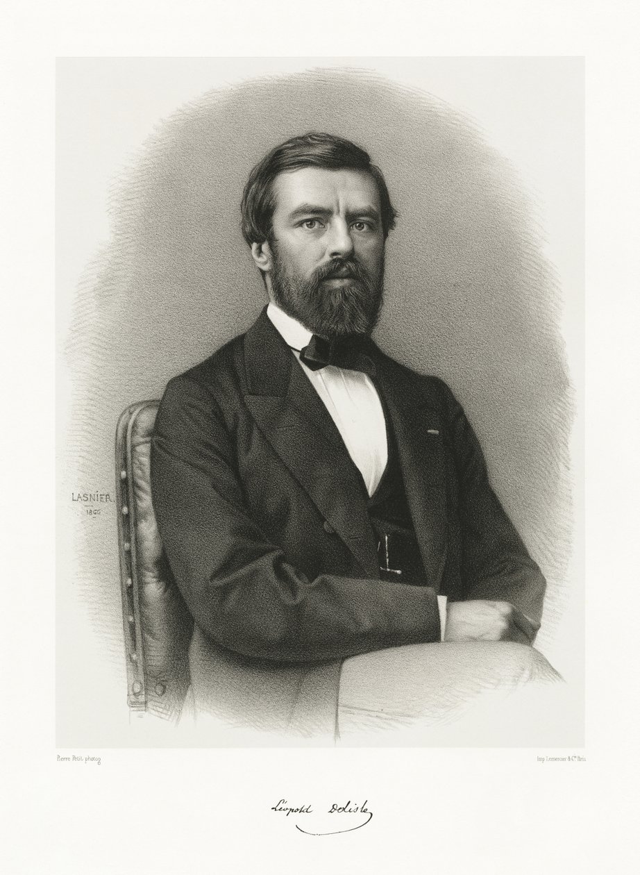 Leopold Victor Delisle, 1865-66 by Lasnier