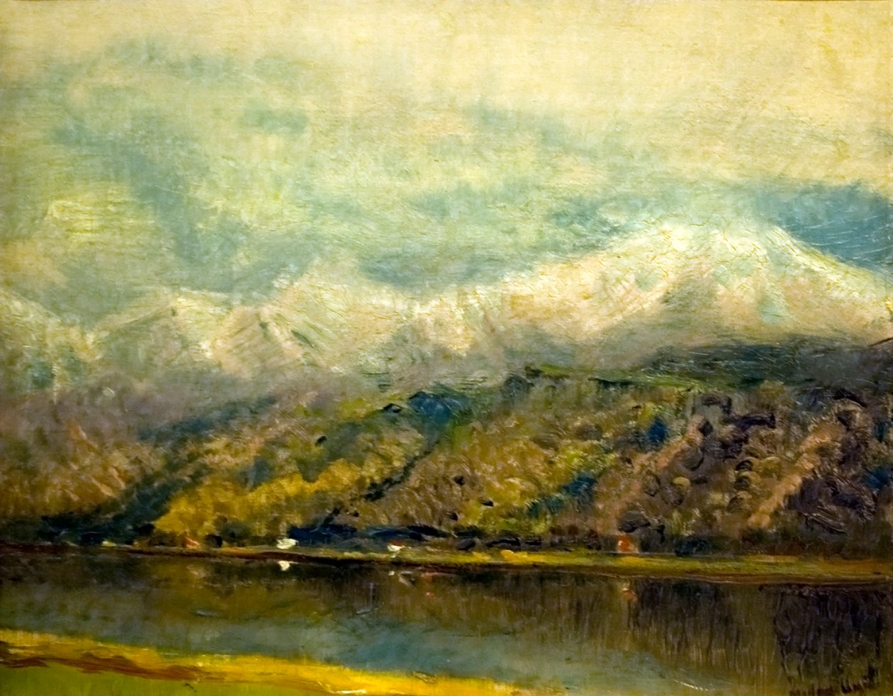 Chipped tonİngilizce: Lake_Csorban by Laszlo Mednyanszky