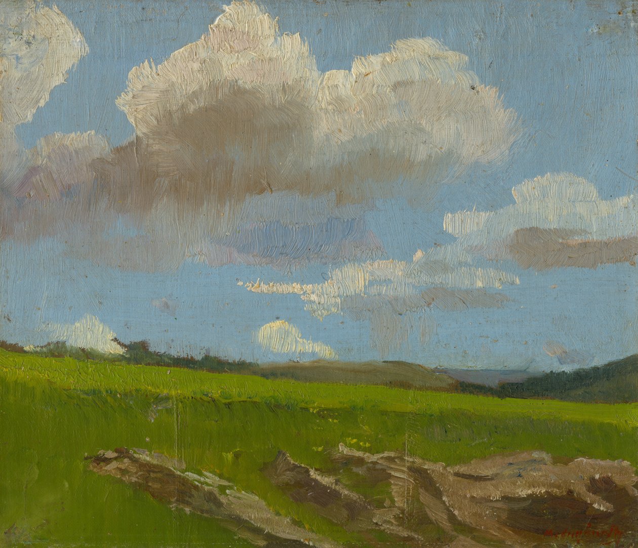 Bulutlu manzara, 1890-1910 by Laszlo Mednyanszky