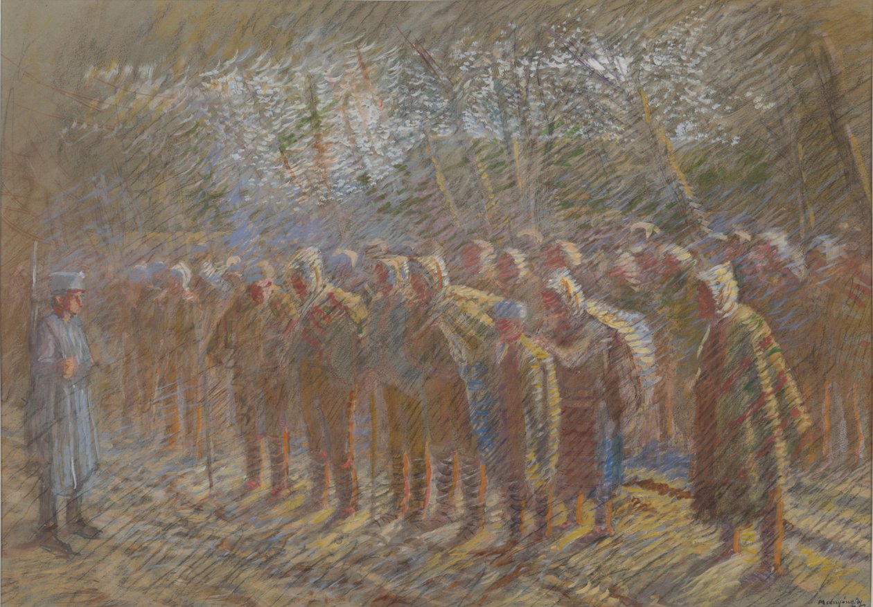 Savaş Esirleri, 1914. by Laszlo Mednyanszky