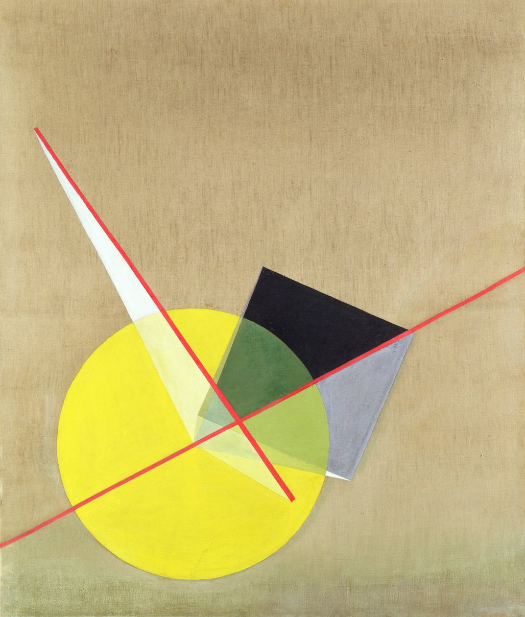 sarı daire by Laszlo Moholy Nagy