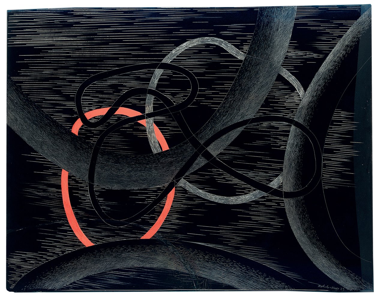 Kompozisyon, 1939 by Laszlo Moholy Nagy