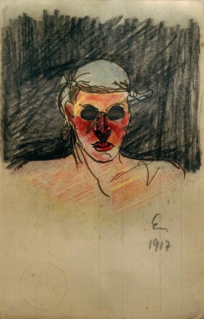 ben (yaralı bir adam olarak) by Laszlo Moholy Nagy