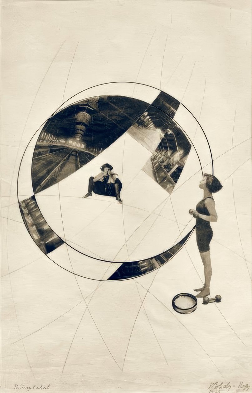 Raylarda cinayet (komşunu sev) by Laszlo Moholy Nagy