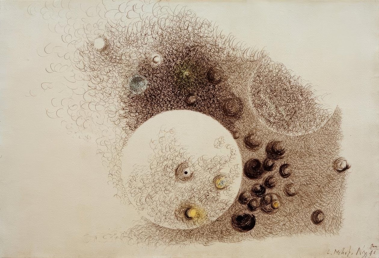 mekansal kompozisyon by Laszlo Moholy Nagy