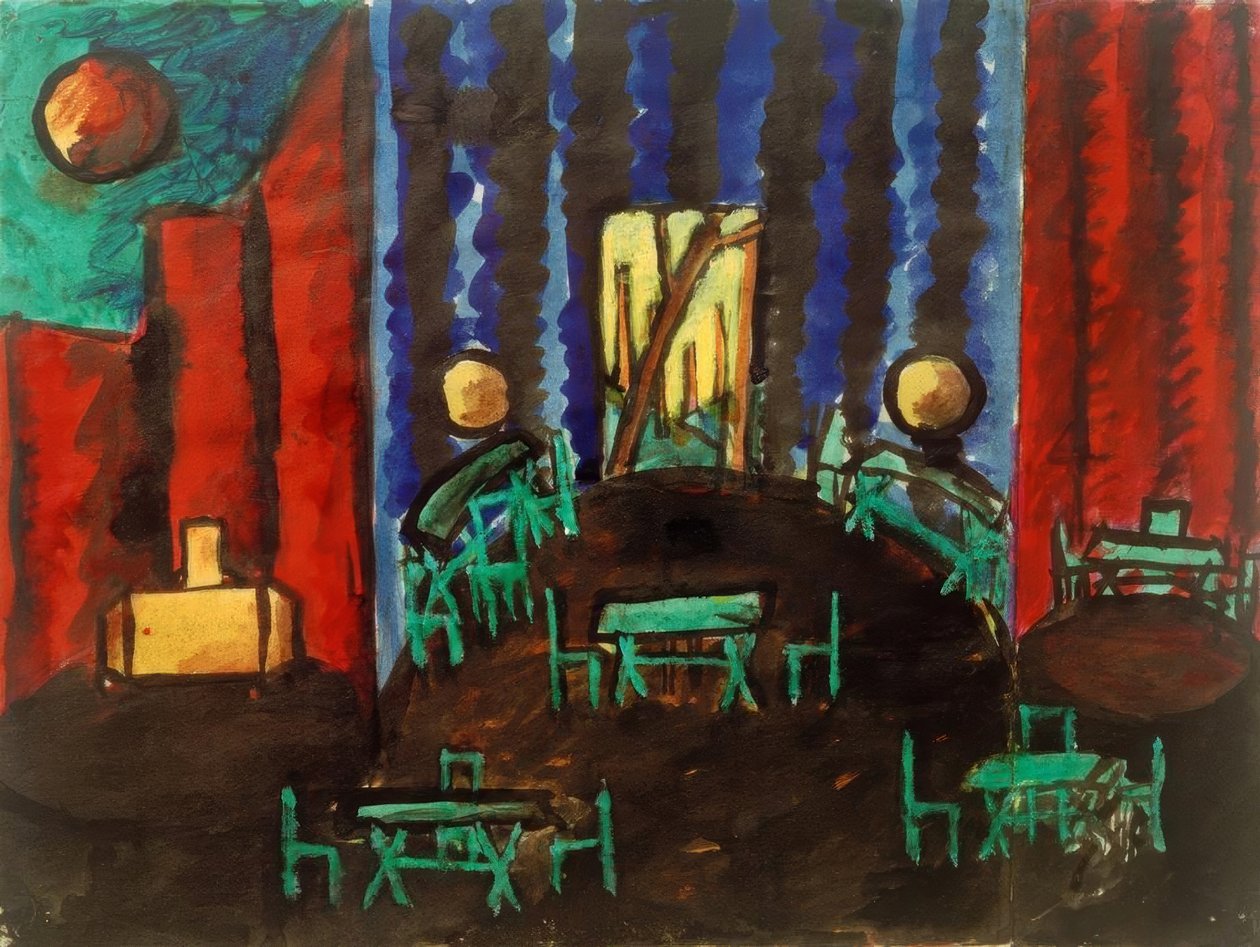 İki nişli salon by Laszlo Moholy Nagy