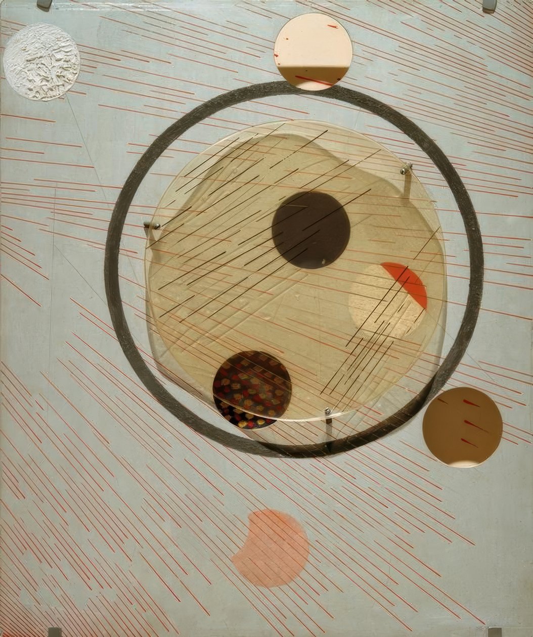 Uzay Modülatör Deneyi, Alüminyum 5 by Laszlo Moholy Nagy