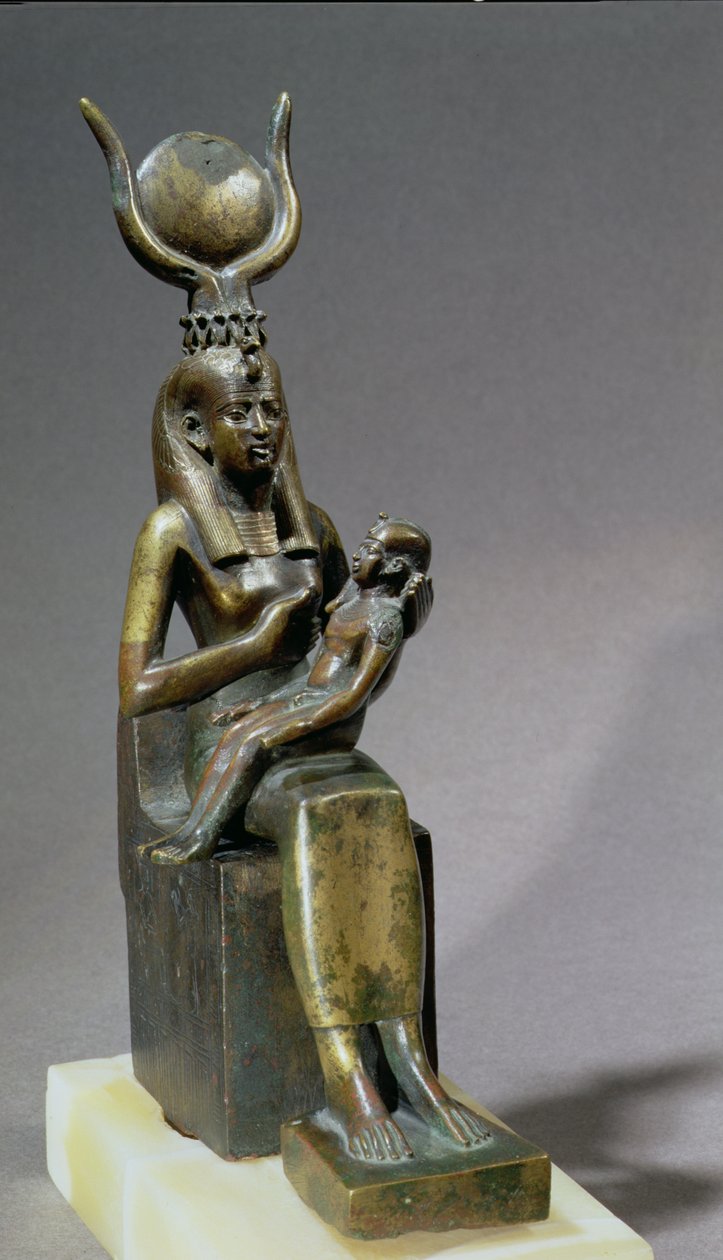 Tanrıça İsis ve çocuk Horus