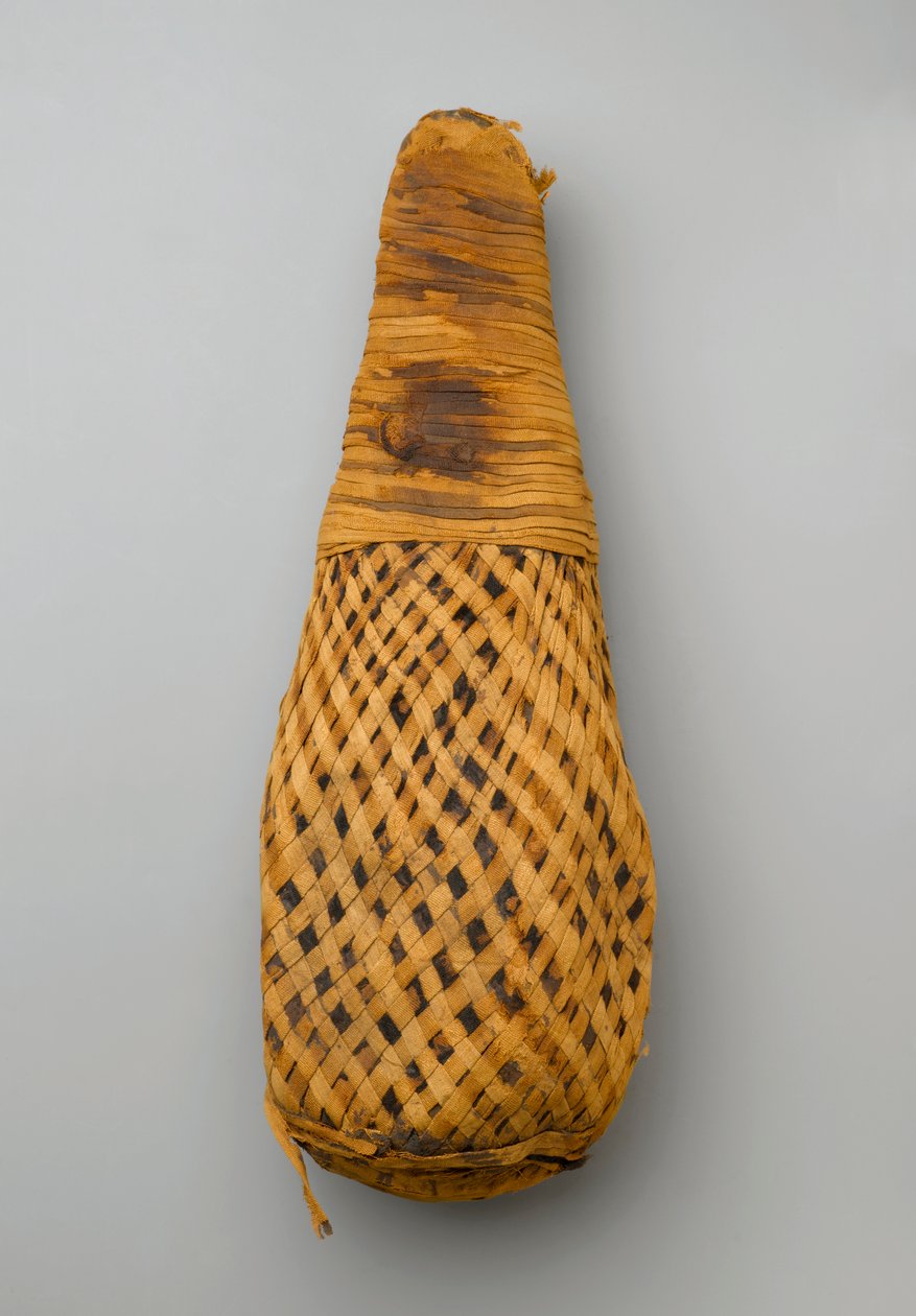 Bir aynak mumyası, MÖ 664-332 (hayvan kalıntıları ve keten) by Late Period Egyptian