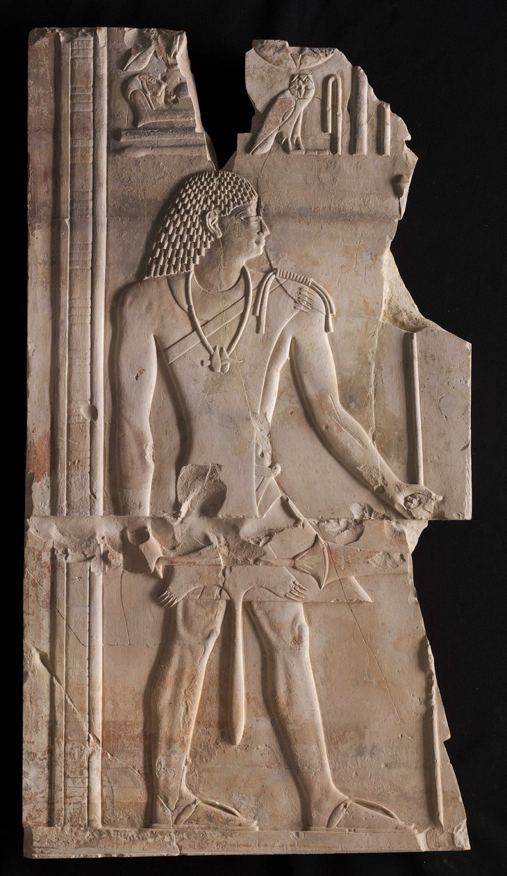 Mentuemhat Asası ve Asalı Rahip olarak, MÖ 667-647 dolayları by Late Period Egyptian